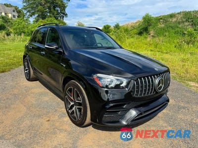 Czwarte zdjęcie samochodu z boku: 2021 MERCEDES-BENZ GLE 63 AMG 4MATIC VIN:4JGFB8KB4MA403220 - miniatura