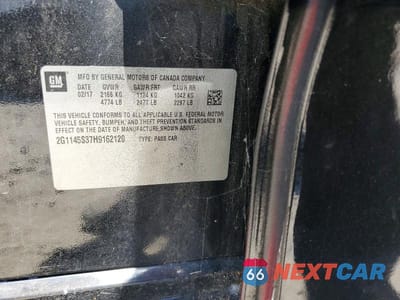 Zdjęcie 12 z 12 samochodu: 2017 CHEVROLET IMPALA PREMIER VIN:2G1145S37H9162120 - miniatura