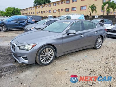 2019 INFINITI Q50 3.0T LUXE JN1EV7AR9KM553158 - główne zdjęcie licytacji z USA - miniatura