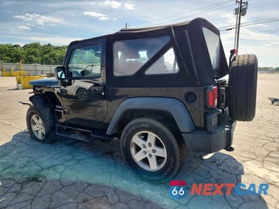 Drugie zdjęcie samochodu z przodu: 2014 JEEP WRANGLER SPORT VIN:1C4GJWAGXEL278162 - miniatura