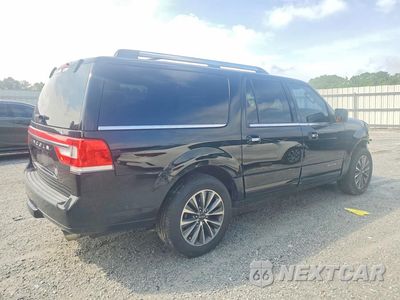 Trzecie zdjęcie samochodu z tyłu: 2017 LINCOLN NAVIGATOR L SELECT VIN:5LMJJ3JT7HEL03571 - miniatura