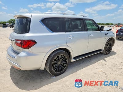 Trzecie zdjęcie samochodu z tyłu: 2020 INFINITI QX80 LUXE VIN:JN8AZ2NF7L9700377 - miniatura