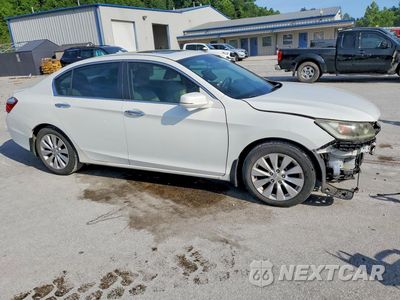 Czwarte zdjęcie samochodu z boku: 2014 HONDA ACCORD EXL VIN:1HGCR2F88EA112561 - miniatura