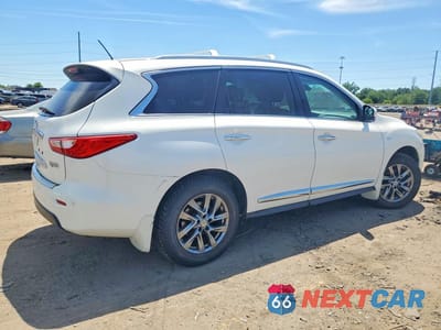 Trzecie zdjęcie samochodu z tyłu: 2014 INFINITI QX60 BASE VIN:5N1AL0MM5EC502108 - miniatura