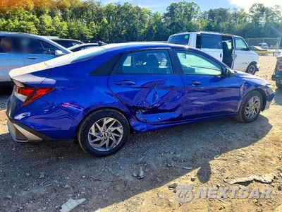 Trzecie zdjęcie samochodu z tyłu: 2024 HYUNDAI ELANTRA SEL VIN:KMHLM4DG6RU656818 - miniatura