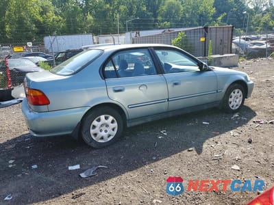 Trzecie zdjęcie samochodu z tyłu: 2000 HONDA CIVIC BASE VIN:2HGEJ6612YH557085 - miniatura