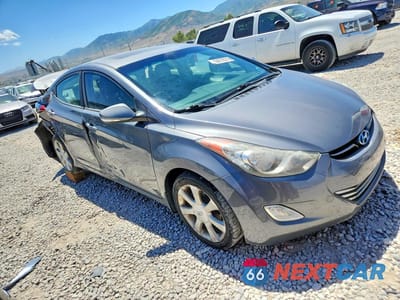 Czwarte zdjęcie samochodu z boku: 2012 HYUNDAI ELANTRA LIMITED VIN:5NPDH4AE9CH093913 - miniatura