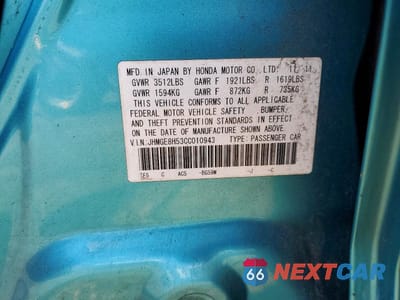 Zdjęcie 13 z 13 samochodu: 2012 HONDA FIT SPORT VIN:JHMGE8H53CC010943 - miniatura