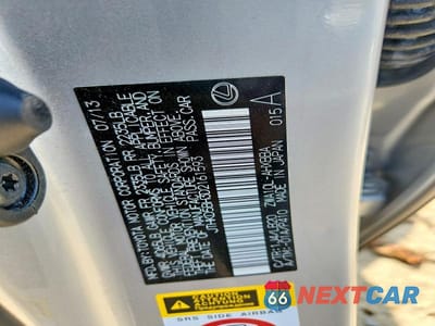 Zdjęcie 13 z 13 samochodu: 2013 LEXUS CT 200 VIN:JTHKD5BH3D2161593 - miniatura