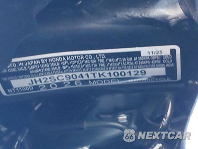 Zdjęcie 9 z 9 samochodu: 2026 HONDA NT1100 D VIN:JH2SC9041TK100129 - miniatura