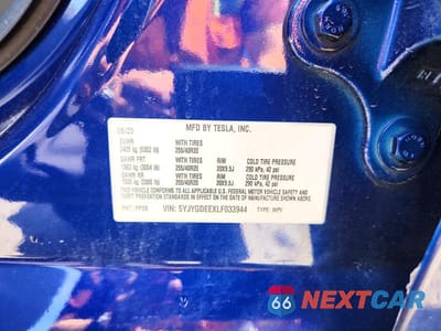 Zdjęcie 13 z 13 samochodu: 2020 TESLA MODEL Y VIN:5YJYGDEEXLF033944 - miniatura