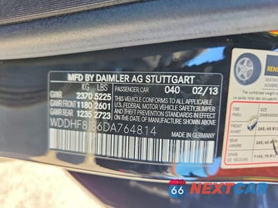 Zdjęcie 12 z 12 samochodu: 2013 MERCEDES-BENZ E 350 4MATIC VIN:WDDHF8JB6DA764814 - miniatura