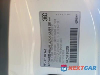 Zdjęcie 12 z 12 samochodu: 2014 AUDI A5 PREMIUM VIN:WAUCFAFR1EA003723 - miniatura