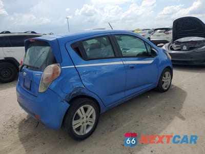 Trzecie zdjęcie samochodu z tyłu: 2014 CHEVROLET SPARK LS VIN:KL8CB6S94EC413639 - miniatura