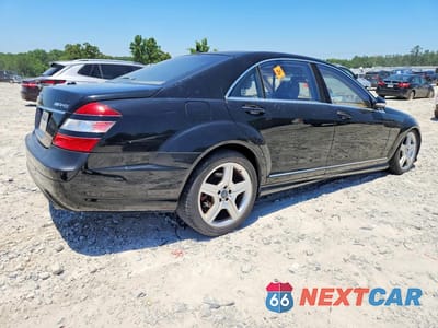 Trzecie zdjęcie samochodu z tyłu: 2007 MERCEDES-BENZ S 550 VIN:WDDNG71X37A051511 - miniatura