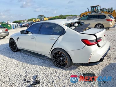Drugie zdjęcie samochodu z przodu: 2021 BMW M3 COMPETITION VIN:WBS33AY05MFL34986 - miniatura