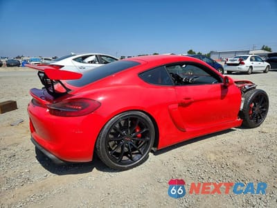Trzecie zdjęcie samochodu z tyłu: 2016 PORSCHE CAYMAN GT4 VIN:WP0AC2A82GK192399 - miniatura