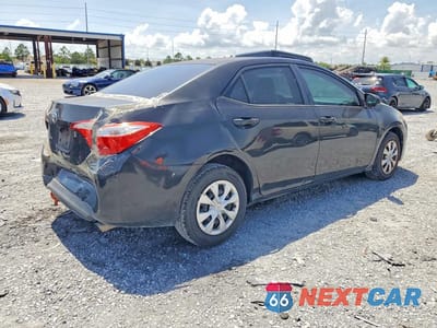 Trzecie zdjęcie samochodu z tyłu: 2016 TOYOTA COROLLA L VIN:2T1BURHE5GC729824 - miniatura
