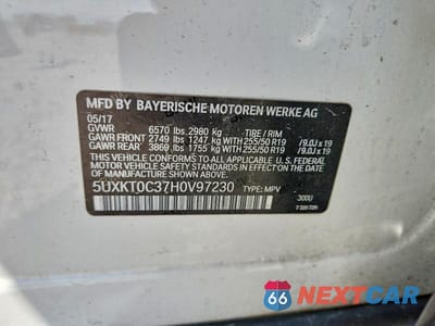 Zdjęcie 14 z 14 samochodu: 2017 BMW X5 XDR40E VIN:5UXKT0C37H0V97230 - miniatura