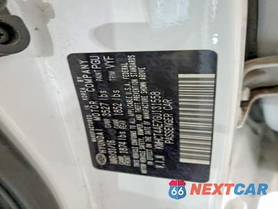 Zdjęcie 12 z 12 samochodu: 2016 HYUNDAI ACCENT SE VIN:KMHCT4AE7GU131558 - miniatura