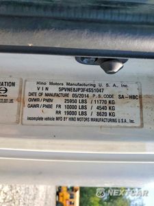 Zdjęcie 14 z 14 samochodu: 2015 HINO 258/268 - BOX TRUCK VIN:5PVNE8JP3F4S51047 - miniatura