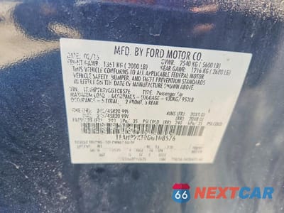 Zdjęcie 12 z 12 samochodu: 2016 FORD TAURUS SHO VIN:1FAHP2KT9GG108576 - miniatura
