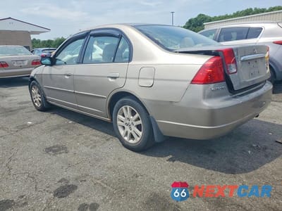 Drugie zdjęcie samochodu z przodu: 2003 HONDA CIVIC LX VIN:2HGES16533H517142 - miniatura