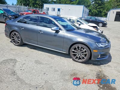 Czwarte zdjęcie samochodu z boku: 2018 AUDI S4 PREMIUM PLUS VIN:WAUB4AF44JA078321 - miniatura