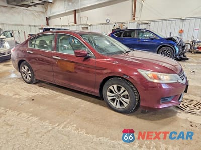 Czwarte zdjęcie samochodu z boku: 2014 HONDA ACCORD LX VIN:1HGCR2F31EA086681 - miniatura