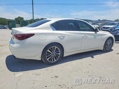 Trzecie zdjęcie samochodu z tyłu: 2018 INFINITI Q50 3.0T LUXE VIN:JN1EV7AR9JM434329 - miniatura