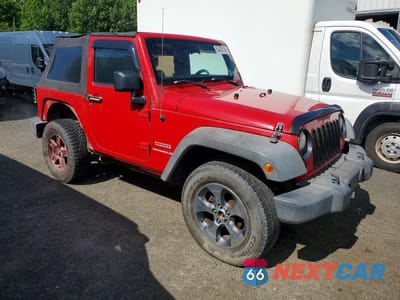 Czwarte zdjęcie samochodu z boku: 2012 JEEP WRANGLER SPORT VIN:1C4AJWAG4CL101710 - miniatura