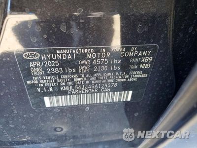 Zdjęcie 13 z 13 samochodu: 2025 HYUNDAI SONATA HYBRID LIMITED VIN:KMHL54JJ4SA129378 - miniatura