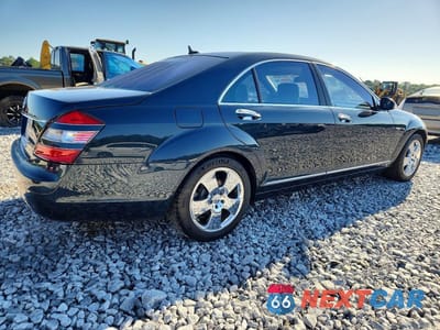 Trzecie zdjęcie samochodu z tyłu: 2007 MERCEDES-BENZ S 550 VIN:WDDNG71X77A089047 - miniatura