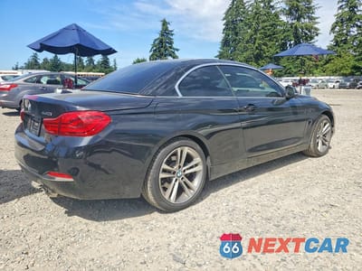 Trzecie zdjęcie samochodu z tyłu: 2018 BMW 430XI VIN:WBA4Z3C56JEA31905 - miniatura