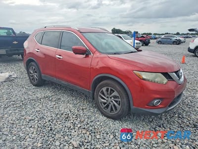 Czwarte zdjęcie samochodu z boku: 2016 NISSAN ROGUE SL VIN:5N1AT2MT6GC741818 - miniatura