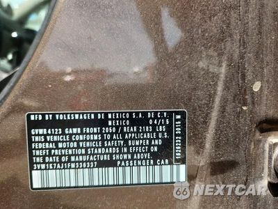 Zdjęcie 12 z 12 samochodu: 2015 VOLKSWAGEN JETTA BASE VIN:3VW1K7AJ1FM336337 - miniatura