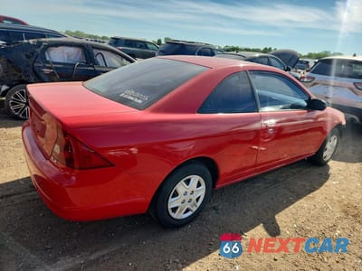 Trzecie zdjęcie samochodu z tyłu: 2003 HONDA CIVIC LX VIN:1HGEM22573L006137 - miniatura