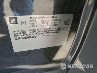 Zdjęcie 12 z 12 samochodu: 2016 CHEVROLET MALIBU HYBRID VIN:1G1ZJ5SU9GF341494 - miniatura