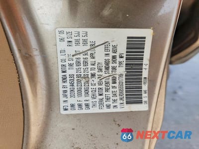 Zdjęcie 13 z 13 samochodu: 2005 HONDA CR-V LX VIN:JHLRD68555C017769 - miniatura