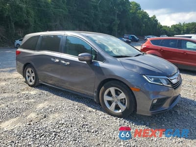 Czwarte zdjęcie samochodu z boku: 2019 HONDA ODYSSEY EXL VIN:5FNRL6H75KB073596 - miniatura