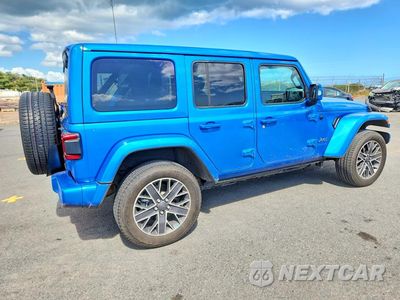 Trzecie zdjęcie samochodu z tyłu: 2023 JEEP WRANGLER SAHARA 4XE VIN:1C4JJXP64PW651501 - miniatura