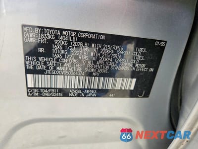 Zdjęcie 14 z 14 samochodu: 2005 TOYOTA RAV4 BASE VIN:JTEGD20V050064374 - miniatura