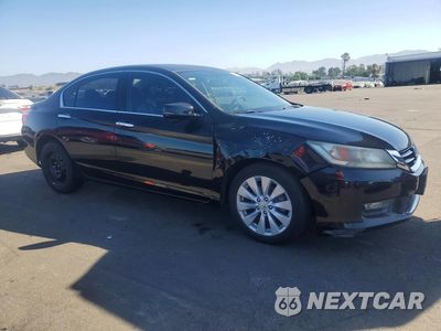Czwarte zdjęcie samochodu z boku: 2014 HONDA ACCORD TOURING VIN:1HGCR3F98EA018436 - miniatura