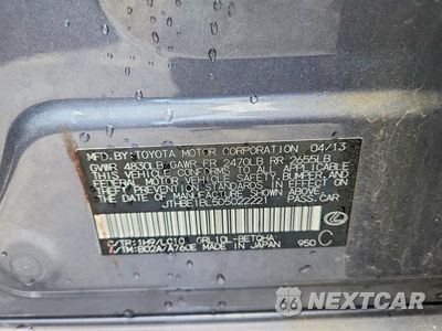 Zdjęcie 12 z 12 samochodu: 2013 LEXUS GS VIN:JTHBE1BL5D5022221 - miniatura