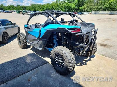 Trzecie zdjęcie samochodu z tyłu: 2022 CAN-AM MAVERICK X3 UTILITY VEHICLE VIN:3JBVGAY48NE001316 - miniatura