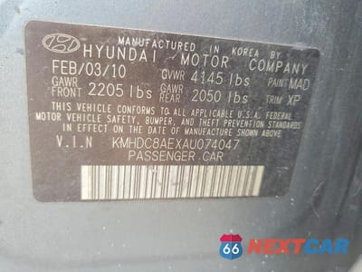 Zdjęcie 12 z 12 samochodu: 2010 HYUNDAI ELANTRA TOURING GLS VIN:KMHDC8AEXAU074047 - miniatura