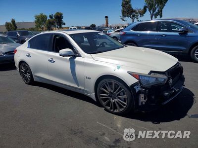 Czwarte zdjęcie samochodu z boku: 2016 INFINITI Q50 RED SPORT 400 VIN:JN1FV7APXGM421052 - miniatura