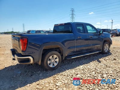 Trzecie zdjęcie samochodu z tyłu: 2021 GMC SIERRA C1500 VIN:1GTR8AEF5MZ205561 - miniatura