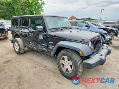 Czwarte zdjęcie samochodu z boku: 2017 JEEP WRANGLER UNLIMITED SPORT VIN:1C4BJWDG1HL696927 - miniatura