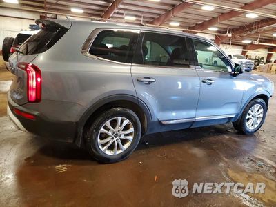 Trzecie zdjęcie samochodu z tyłu: 2021 KIA TELLURIDE LX VIN:5XYP2DHC7MG184092 - miniatura